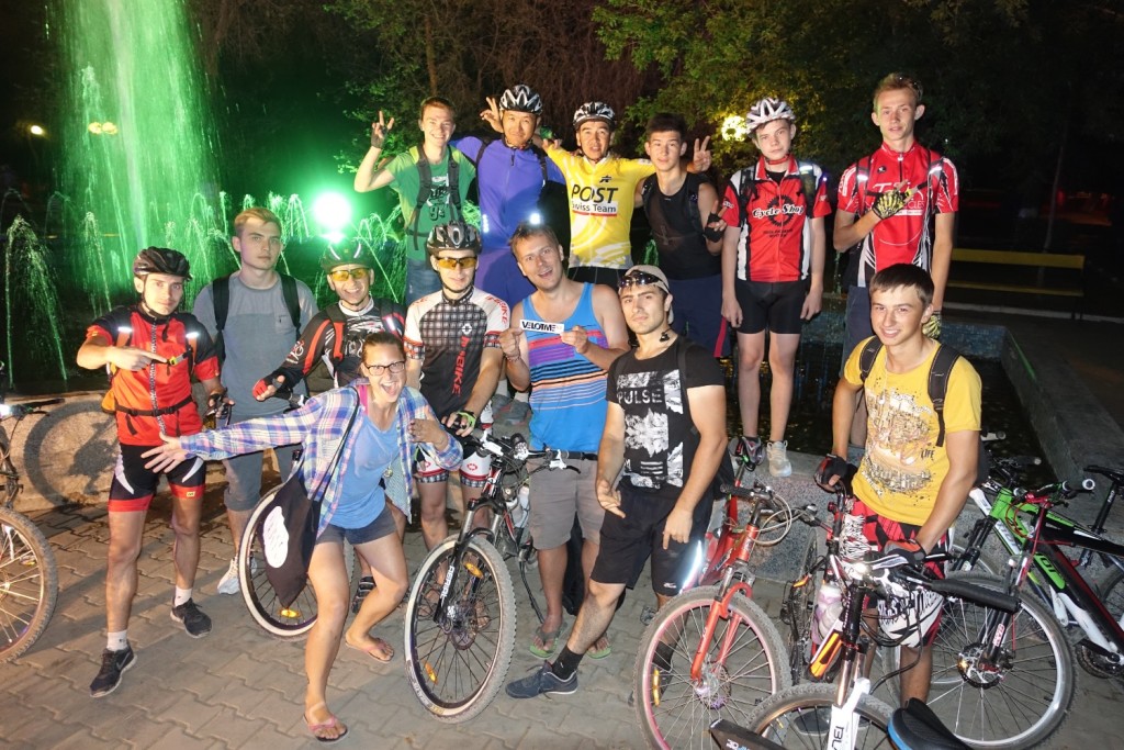 with the cyclists gang of Aktobe